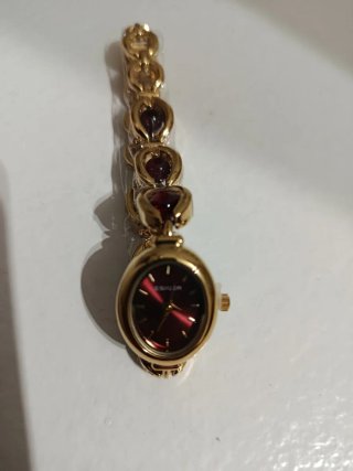 Reloj de pulsera ESIGNER esfera granate mujer