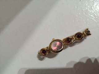 Reloj de pulsera ESIGNER esfera granate mujer