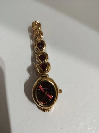 Reloj de pulsera ESIGNER esfera granate mujer