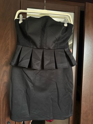Vestido fiesta negro encaje