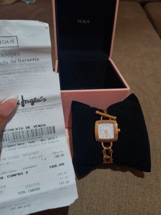Reloj Tous Dorado y Rosa