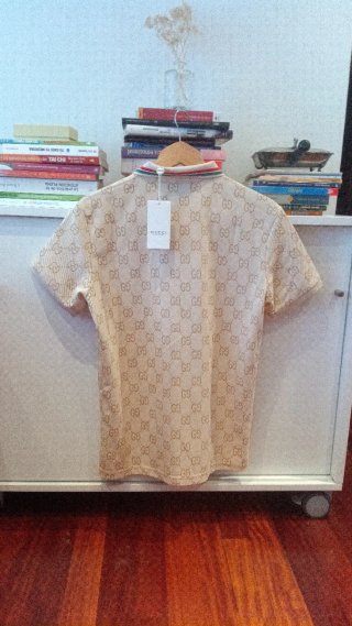 Polo Gucci Beige GG Monogram