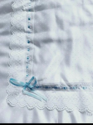 Precioso set: protector y colcha de cuna
