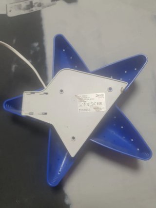 Lámpara estrella azul