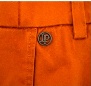 Pantalón naranja de vestir