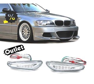 KJ INTERMITENTES BMW E46 01-05 LATERALES LED CROMADO R018081