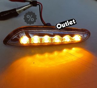 KJ INTERMITENTES BMW E46 01-05 LATERALES LED CROMADO R018081