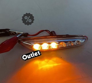 KJ INTERMITENTES BMW E46 01-05 LATERALES LED CROMADO R018081