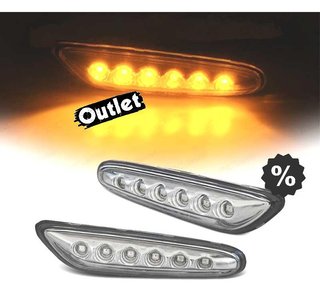 KJ INTERMITENTES BMW E46 01-05 LATERALES LED CROMADO R018081