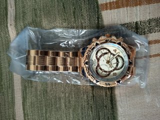 Reloj hombre Dorado y Blanco