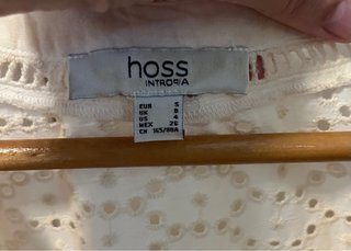Blusa Hoss Intropia Beige Encaje Talla S