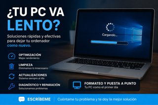 Pc Lento|Formateo|Puesta a punto|Solucion de error