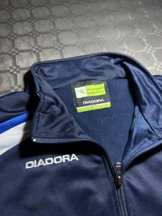 Sudadera Diadora Azul y Blanca