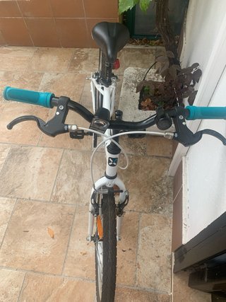 Bicicleta niño Btwin blanca 100