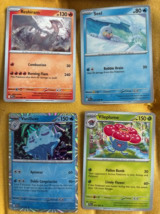 Lote 16 Cartas Pokémon - Fan Art