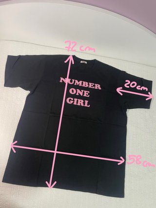 Camiseta Rosé Number One Girl Pop Up