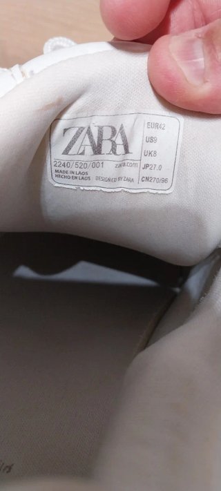 Zapatillas Zara Blancas Hombre