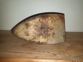Plancha antigua de lavandería principios siglo XX