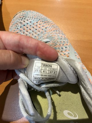 Zapatillas Asics Talla 37.5 Multicolor