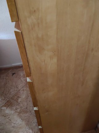 Tocador y Mesitas Malm Ikea Madera