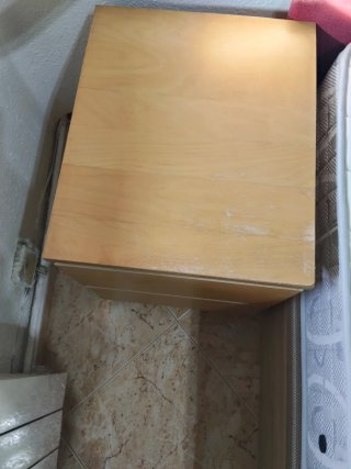Tocador y Mesitas Malm Ikea Madera