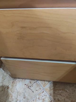 Tocador y Mesitas Malm Ikea Madera