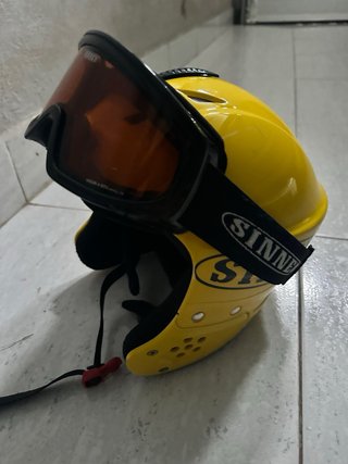 Casco de esquí SINNER amarillo niño