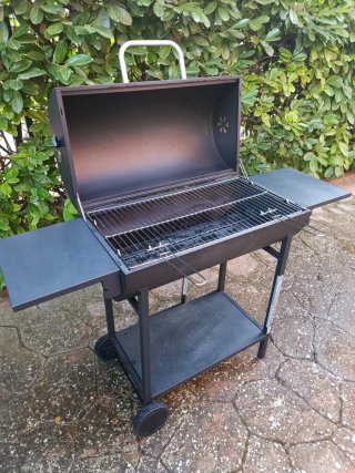 Barbacoa doble carbón