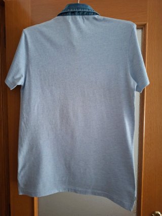 Polo Desigual cuello vaquero Talla L