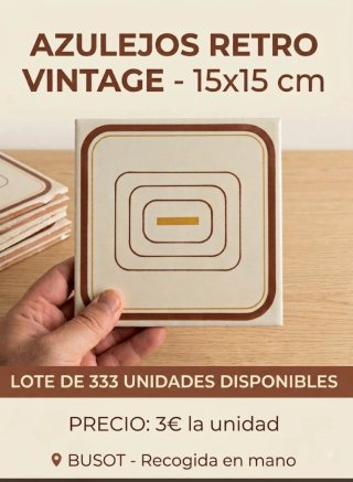 Azulejos Retro Vintage 15x15 cm