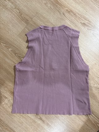 Camiseta sin mangas con estampado