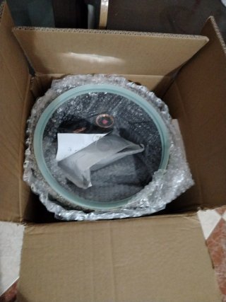 Olla 7 Litros Azul y Dorada