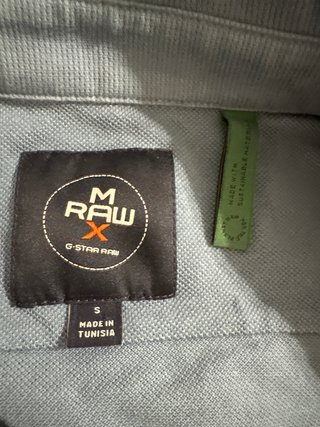 Polo RAW azul talla S