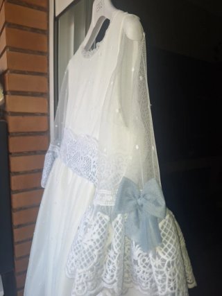 Vestido Comunión Blanco Talla 12-13 años
