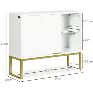 Mueble de baño con armario y estantes