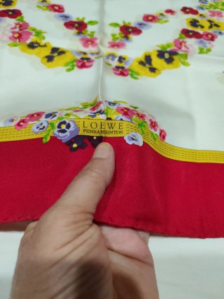 Pañuelo Loewe Flores Multicolor