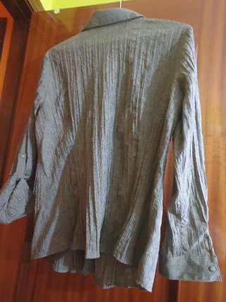 Blusa Canda manga larga marrón