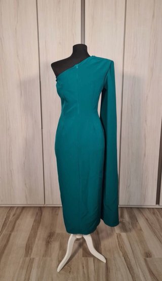 Vestido Fiesta Cayma Talla L Verde Petróleo NUEVO