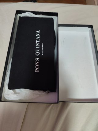 Sandalias Pons Quintana Leiva Negro Trenzado 37