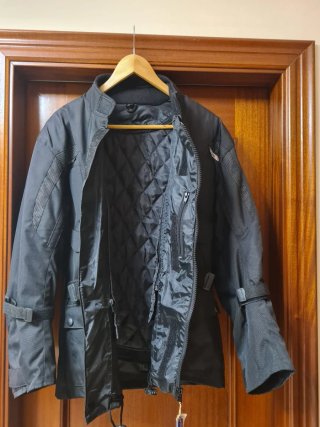 Chaqueta Moto 3M Scotchlite Negra