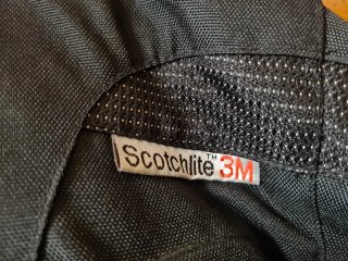 Chaqueta Moto 3M Scotchlite Negra