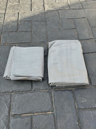 Suelo BOLON Camping Gris y Blanco 4x3m + 3x3m