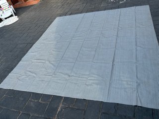 Suelo BOLON Camping Gris y Blanco 4x3m + 3x3m