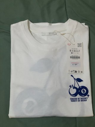 Camiseta Lucky Theory Estampado Azul Talla S