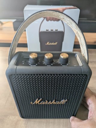 Altavoz Marshall Stockwell II (2) Negro/Dorado