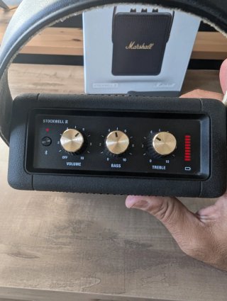 Altavoz Marshall Stockwell II (2) Negro/Dorado