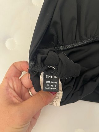 Top halter negro