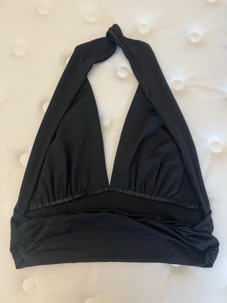 Top halter negro