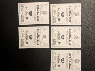 5 x Cromos Nico Williams (España)