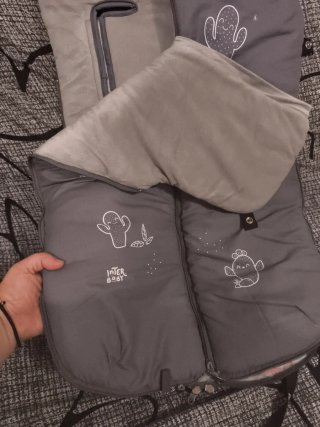 Saco para carrito de bebé con dibujo de cactus